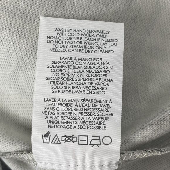 Cabi Zig Zag Ponte Knit Jacket Size Med Gray 3/4 Sleeve Button Up Cotton #3034 - Picture 10 of 10